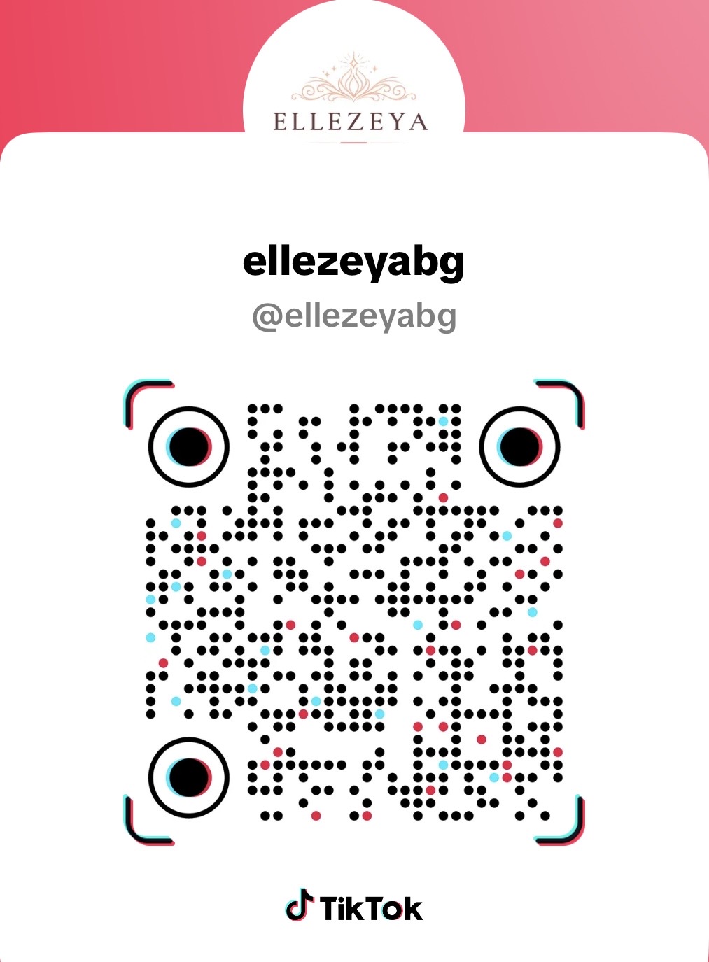 Ellezeya TikTok QR code